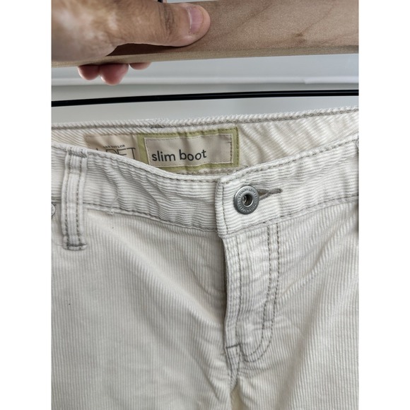 Loft Women's‎ White Slim Boot Jeans Size 8 - Picture 5 of 11